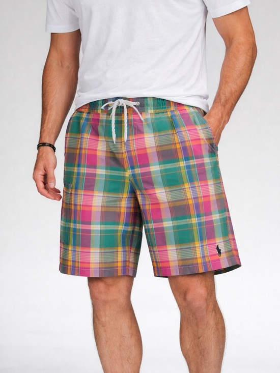 Polo Ralph Lauren Other - Polo Ralph Lauren Swim Trunks Mens LT Plaid Multicolor Beach Preppy